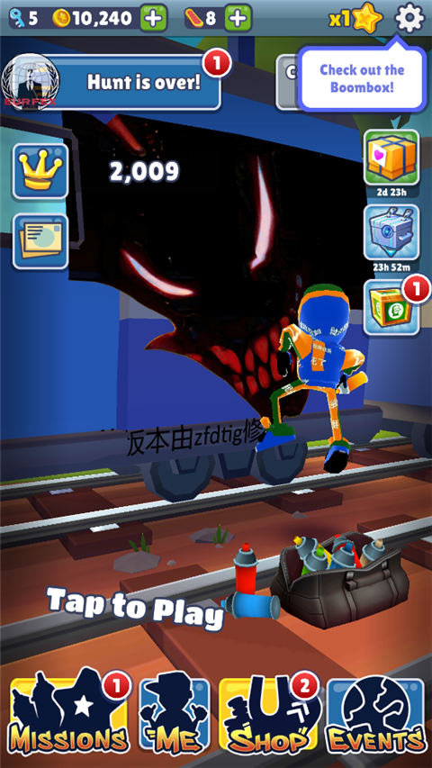 地铁跑酷鳄鱼定制版本 第4张图片