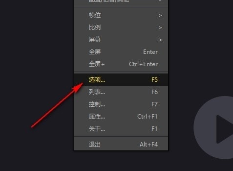设置鼠标左键单击控制播放或暂停的方法截图1