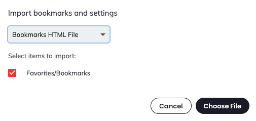 导入或导出浏览数据4