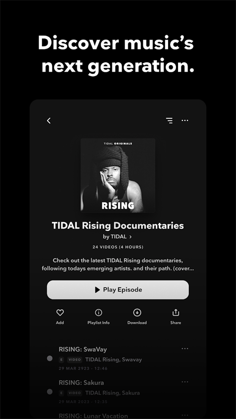 tidal音乐中国官方app 第1张图片