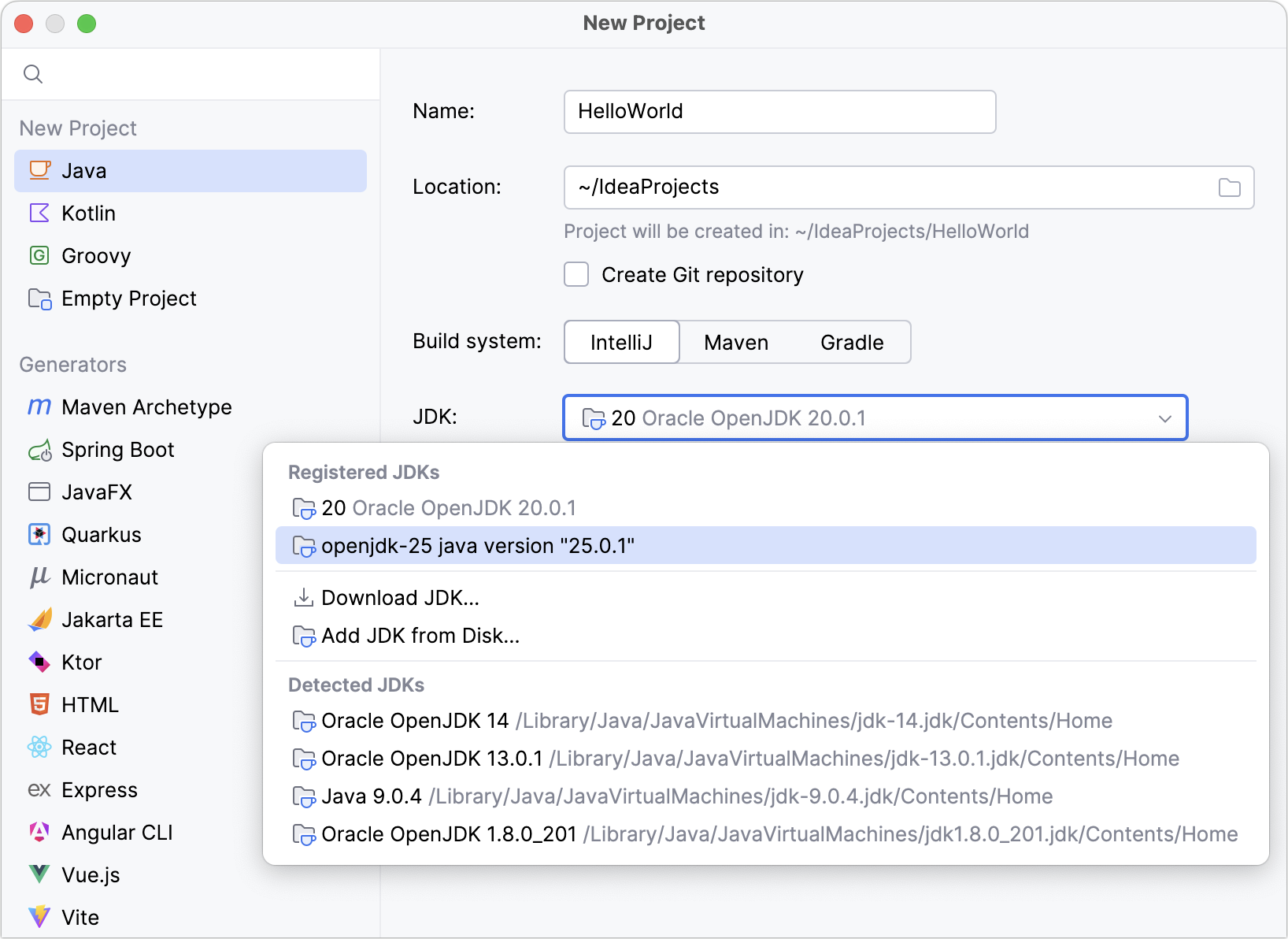 创建 Java 应用程序2
