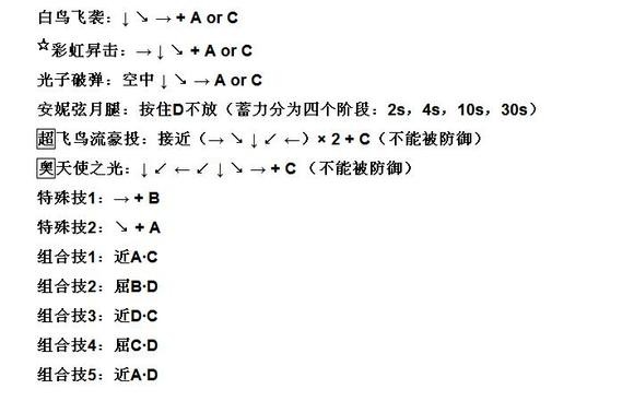 角色出招表截图6