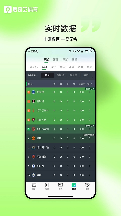 爱奇艺体育直播免费版 第1张图片
