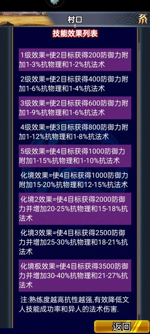 武士、文人、异人技能图文介绍截图6