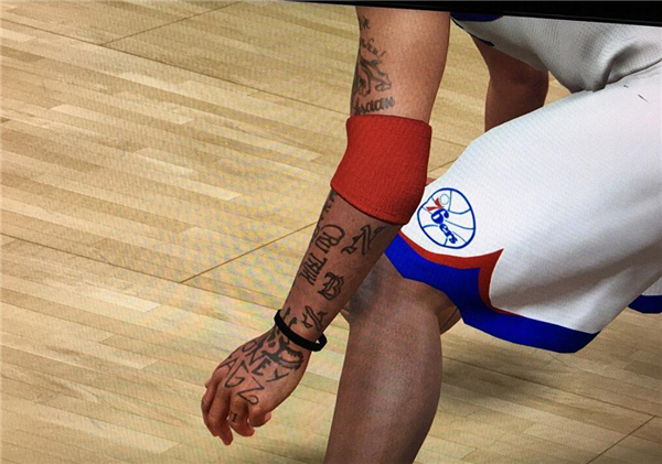 NBA2K18艾弗森纹身MOD 第4张图片