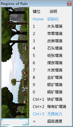 废墟国度十四项修改器 v1.1.38 peizhaochen版