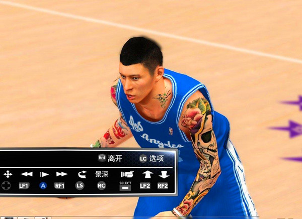 nba2K14林书豪花臂纹身MOD