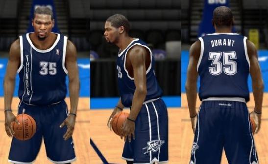 nba2K14雷霆队球衣补丁 绿色版