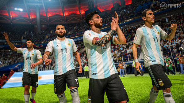 实况足球2018最新世界杯阿根廷壁纸美化补丁 绿色中文版