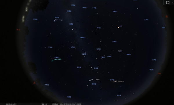 虛擬天文館怎麼找到北極星