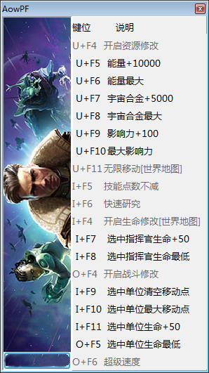 奇迹时代：星陨十六项修改器 v1.002 peizhaochen版