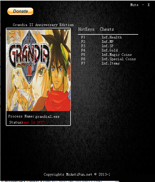 格兰蒂亚2周年版修改器下载 第1张图片