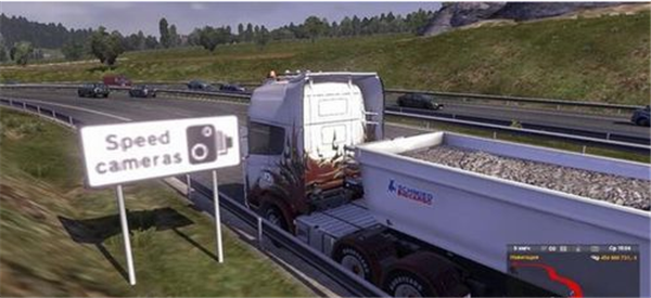 欧洲卡车模拟2游戏看测速器攻略5
