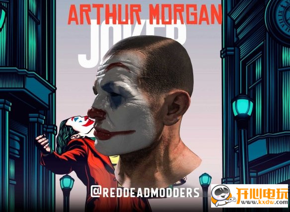 荒野大镖客2亚瑟摩根替换成小丑MOD下载 第2张图片