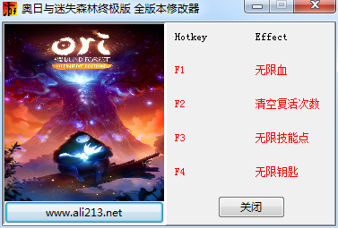 奥日与黑暗森林终极版修改器功能介绍