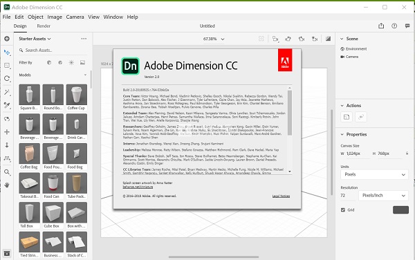 Adobe Dimension cc中文版 第2张图片