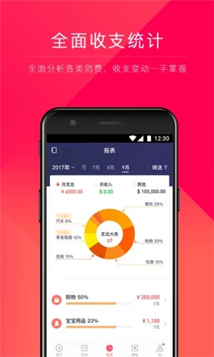 网易有钱记账app截图