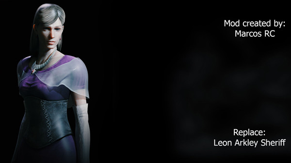 生化危机2重制版阿莱克希亚原始紫衣MOD下载 第1张图片