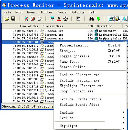 Procmon中文版使用教程