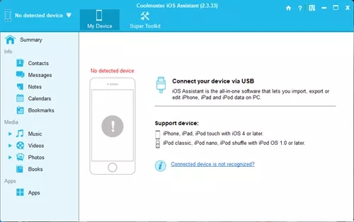 Coolmuster iOS Assistant中文版 第1张图片