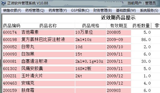 正微药店管理系统