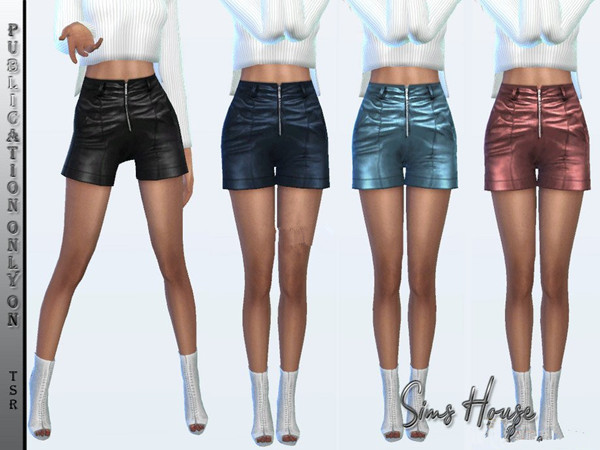 模拟人生4女性紧致拉链皮裤MOD v1.0 SimsHouse版