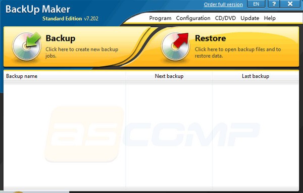 BackUp Maker Standard Edition免费版 第1张图片