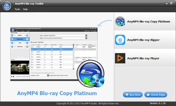 AnyMP4 Blu-ray Toolkit 