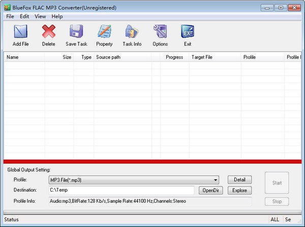 Bluefox FLAC MP3 Converter 第1张图片