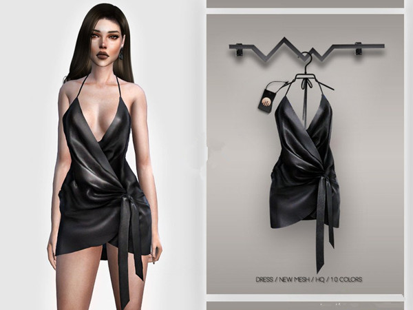 模拟人生4女性皮质吊带礼服MOD v1.0 busraTr版