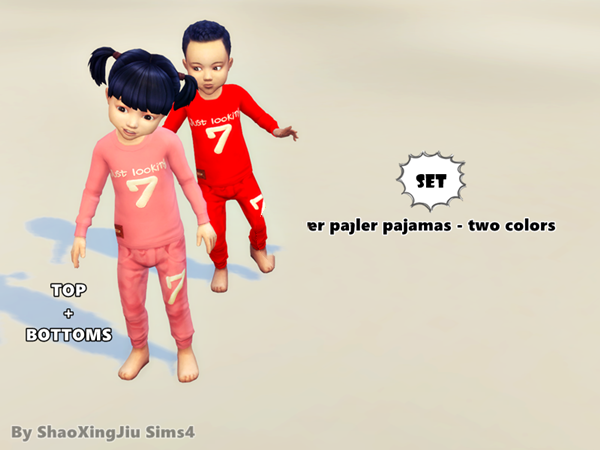 模拟人生4幼儿的可爱睡衣MOD下载 第1张图片