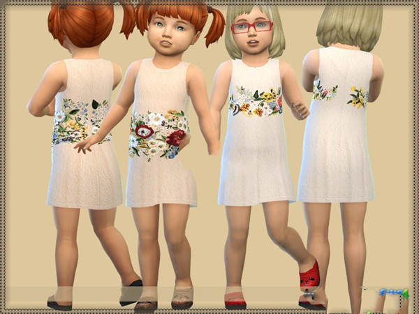 模拟人生4小女孩美丽鲜花服装MOD下载 第1张图片