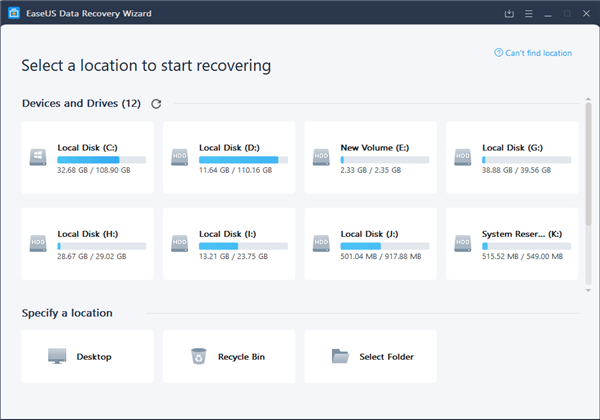 EaseUS Data Recovery Wizard下载 第1张图片