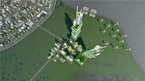 城市天际线未来建筑包mod 第2张图片