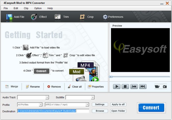 4Easysoft Mod to MP4 Converter免费版