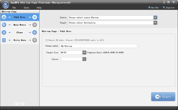 AnyMP4 Blu-ray Copy Platinum下载 第1张图片