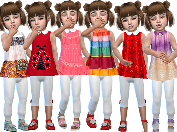 模拟人生4少女的彩色上衣MOD下载 第1张图片