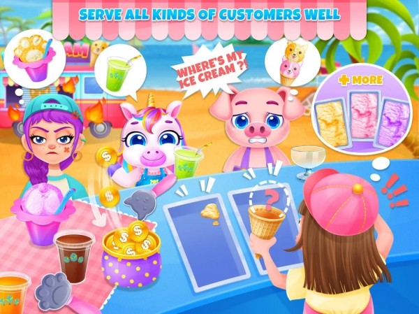 宠物冰淇淋店游戏下载 第3张图片