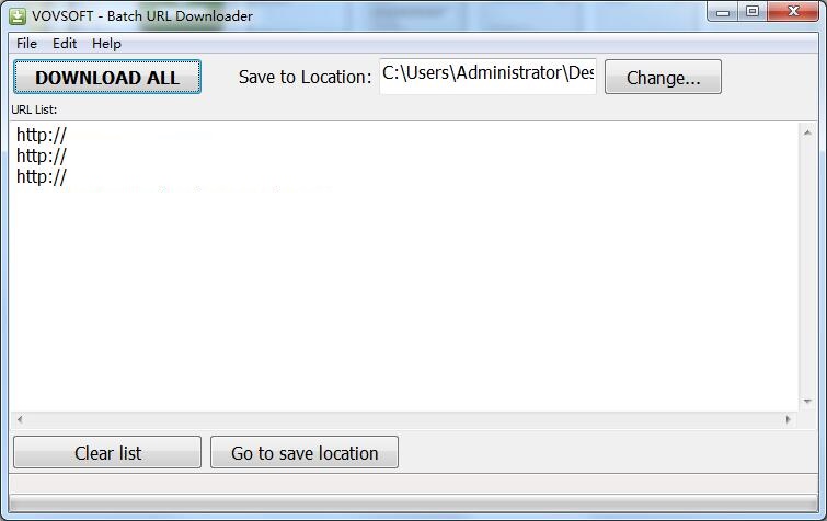 Batch URL Downloader截图