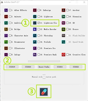 Adobe GenP2022特别补丁操作方法1