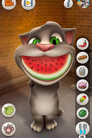 会说话的汤姆猫无限食物版 第2张图片