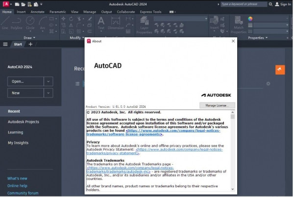 AutoCAD2024免激活中文版下载 第1张图片