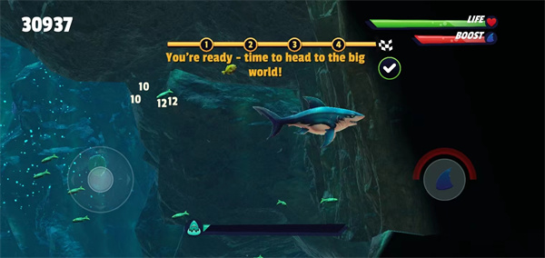 饥饿鲨史前世界内置菜单版游戏攻略2