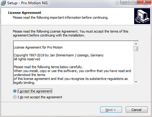 Pro Motion NG官方版安装教程1