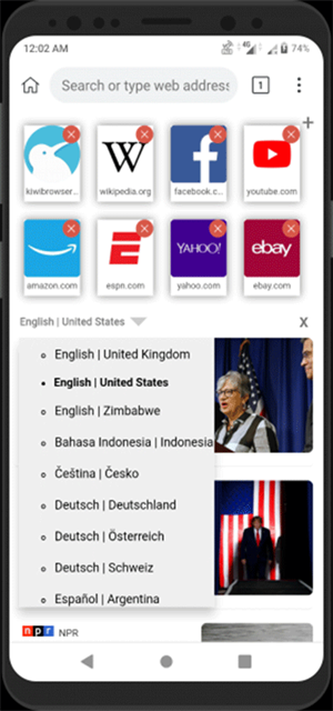 Kiwi浏览器最新手机国际版下载 第2张图片