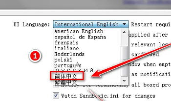 Sandboxie怎么设置中文界面截图5