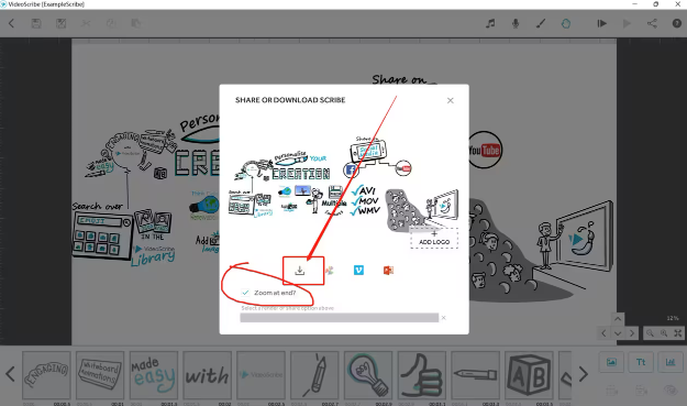 videoscribe怎么导出视频？2
