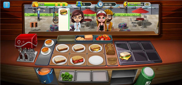 模拟餐厅红包版三明治美食街教程1
