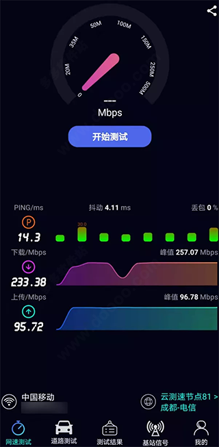 泰尔网测app使用方法4