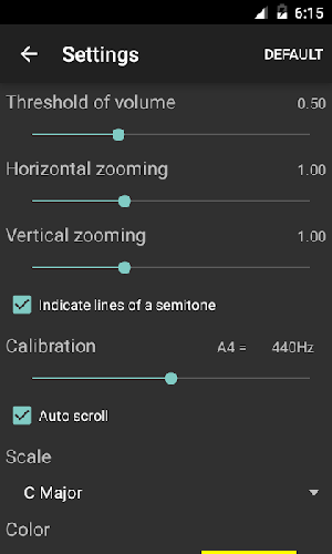 Vocal Pitch Monitor汉化版 第2张图片